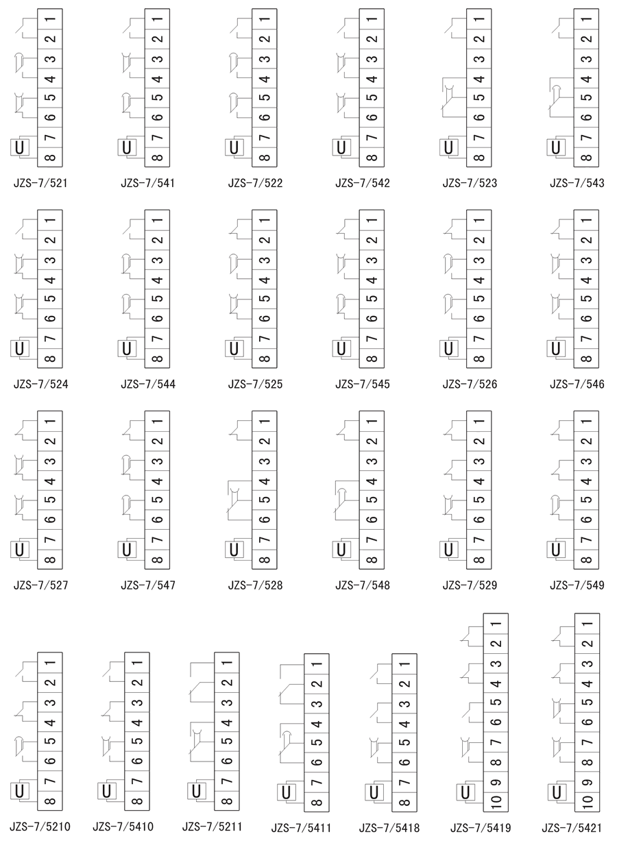JZS-7/542內部接線圖